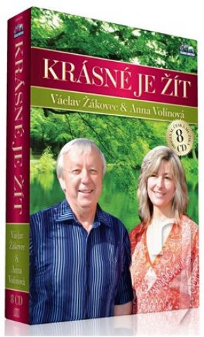 CD - VÁCLAV ŽÁKOVEC a ANNA VOLÍNOVÁ - Krásné je žít (8cd)