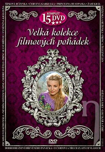 DVD Film - Velká kolekce filmových pohádek (15 pohádek), 15 DVD