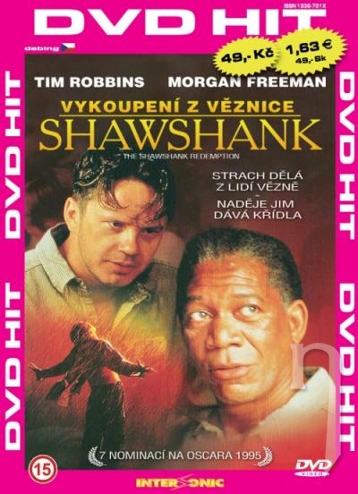DVD Film - Vykúpenie z väznice Shawshank (papierový obal)