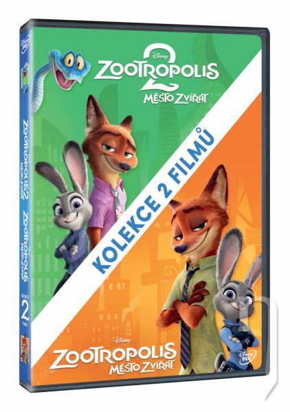 DVD Film - Zootropolis: Město zvířat kolekce 1.+2. kolekce 2DVD