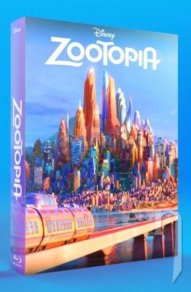 BLU-RAY Film - FAC #62 ZOOTROPOLIS: Město zvířat FullSlip + Lentikulární Magnet EDITION #1 3D + 2D Steelbook™ Limitovaná sběratelská edice - číslovaná (Blu-ray 3D + Blu-ray)