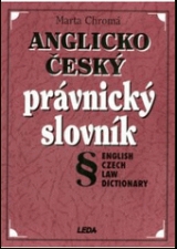 Kniha - Anglicko-Český právnicky slovník