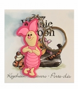 Hračka - 2D kľúčenka - Prasiatko - Medvídek Pú - 6 cm