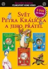 DVD Film - Svět Petra Králíčka a jeho přátel - 3x DVD - papírové pošetky