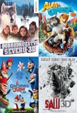 DVD Film - 4x 3D film (4DVD sada)
