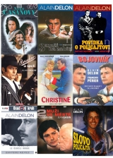 DVD Film - 9x Alain Delon (9 DVD sada)