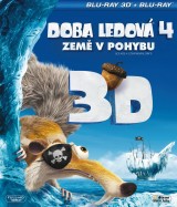 BLU-RAY Film - Doba ledová 4: Země v pohybu +  Mamutí vánoce 3D/2D
