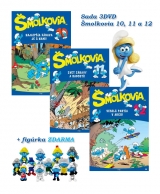 DVD Film - DVD sada: Šmolkovia 10,11,12 + figúrka
