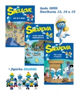DVD Film - DVD sada: Šmolkovia 13,14,15 + figúrka