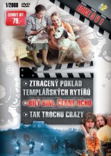 DVD Film - Edícia 3v1  (SPTR 1, Biely Bim, čierne ucho 1, Tak trochu crazy) (papierový obal)