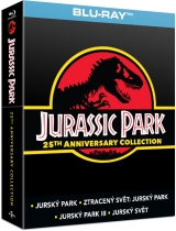 BLU-RAY Film - Jurský park - Kolekce 1-4 (25. výročí)