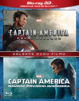 BLU-RAY Film - Kolekce Captain America (4 Bluray)