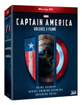 BLU-RAY Film - Captain America trilogie 1.-3. 6BD (3D+2D)