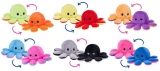 Hračka - Plyšová Chobotnice oboustranná - dvoubarevná, usmívající-smutná - 30 cm vysoká kvalita