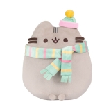 Hračka - Plyšová kočička Pusheen s čepicou a šálou - Pusheen - 26 cm