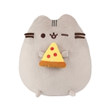 Hračka - Plyšová kočička Pusheen s pizzou - Pusheen - 26 cm