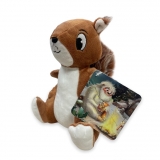 Hračka - Plyšová veverička - Let It Snow - 21 cm