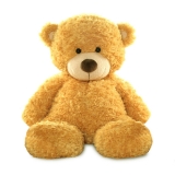Hračka - Plyšový medvídek medovo hnědý - Bonnie (33 cm)