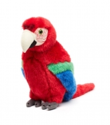 Hračka - Plyšový papoušek červený - Eco Friendly Edition - 26 cm