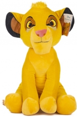 Hračka - Plyšový Simba se zvukem - Lví Král - 46 cm v sedu