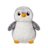 Hračka - Plyšový tučňák šedo-bílý - Pom Pom (23 cm)