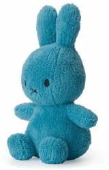 Hračka - Plyšový zajíček tyrkysový froté - Miffy - 23 cm