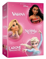 DVD Film - Odvážná Vaiana: Legenda o konci světa + Na vlásku + Ledové království kolekce 3DVD