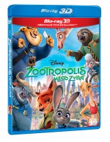 BLU-RAY Film - Zootropolis: Město zvířat 2BD (3D+2D)