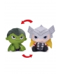 Plyšová oboustranná postavička - Hulk a Thor - Marvel - 28 cm