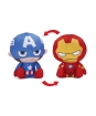 Plyšová oboustranná postavička - Kapitán Amerika a Iron Man - Marvel - 28 cm