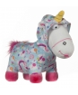 Plyšový jednorožec v modrém vzorovaném pyžamku - Mimoni - 55 cm