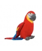 Plyšový papoušek červený - 40 cm