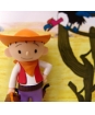 Sběratelská figurka Lolek kovboj - Lolek a Bolek (6 cm)
