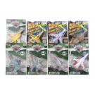 Hračka - Lietadlo 8 druhov kovové 18,5cm   