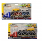 Hračka - Ťahač s autami na zotrvačník 36x20cm