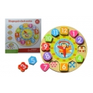 Hračka - Drevené hodiny  - vkladačka