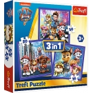 Hračka - Puzzle 3v1 Paw Patrol