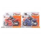 Hračka - Motorka 2 farby s jazdcom               