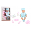 Hračka - Cikajúca bábika 30cm - modrá