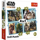 Hračka - Puzzle 4v1 Star Wars