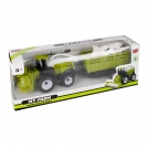 Hračka - Kombajn s vlečkou 26x9x7cm