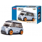 Hračka - Stavebnica naťahovacie auto modré