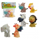 Hračka - Zvieratká pískacie safari 2ks,10cm