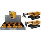 Hračka - Stavebné stroje oranžové 18cm