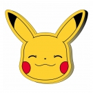 Hračka - Dekorační polštářek - 3D hlava Pikachu - Pokémon - 38 cm