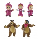 Hračka -  Figurka Máša a Medvěd - 5-7,5 cm - displej 24 ks