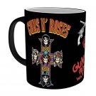Hračka - Hrnek Guns N Roses - kříž měnící se 295 ml