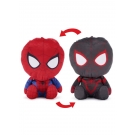 Hračka - Plyšová oboustranná postavička - Spider-Man a Miles Morales - Marvel - 28 cm