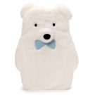 Hračka - Plyšový termofor - medvěd lední - 28 cm