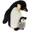Hračka - Plyšový tučňák s mládětem - Authentic Edition - 26 cm
